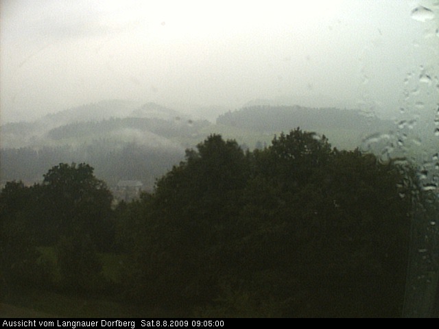 Webcam-Bild: Aussicht vom Dorfberg in Langnau 20090808-090500