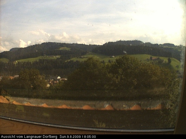 Webcam-Bild: Aussicht vom Dorfberg in Langnau 20090809-180500