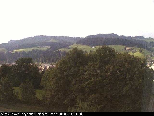 Webcam-Bild: Aussicht vom Dorfberg in Langnau 20090812-090500