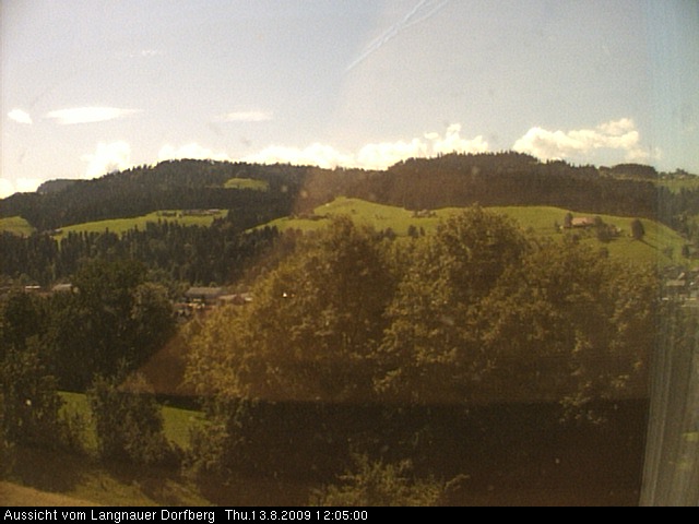 Webcam-Bild: Aussicht vom Dorfberg in Langnau 20090813-120500