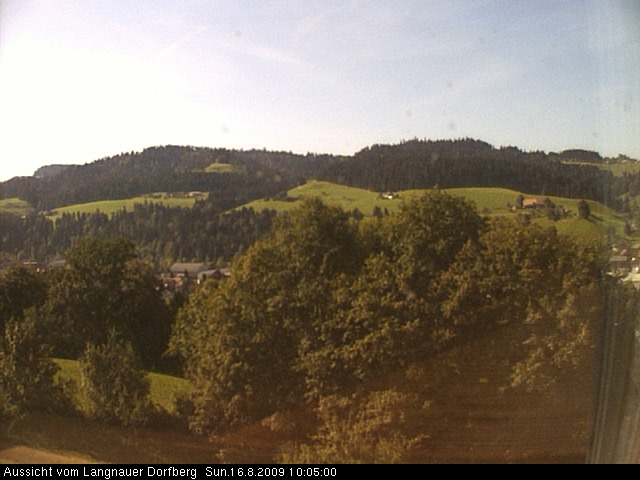 Webcam-Bild: Aussicht vom Dorfberg in Langnau 20090816-100500