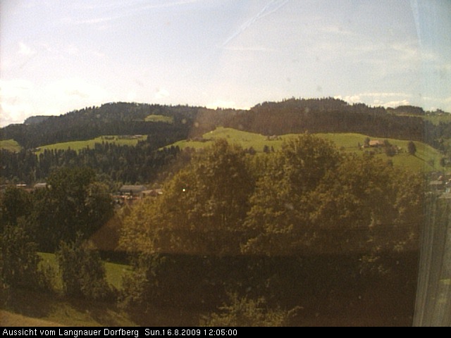 Webcam-Bild: Aussicht vom Dorfberg in Langnau 20090816-120500