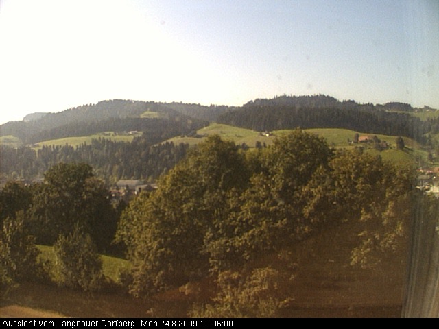 Webcam-Bild: Aussicht vom Dorfberg in Langnau 20090824-100500
