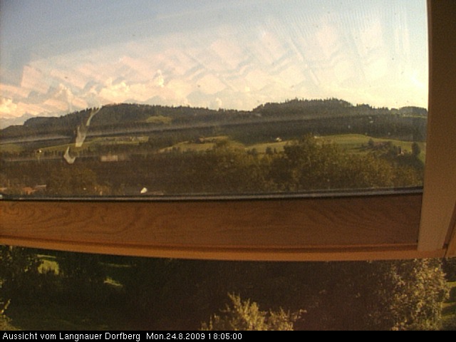 Webcam-Bild: Aussicht vom Dorfberg in Langnau 20090824-180500