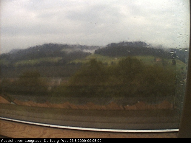 Webcam-Bild: Aussicht vom Dorfberg in Langnau 20090826-090500