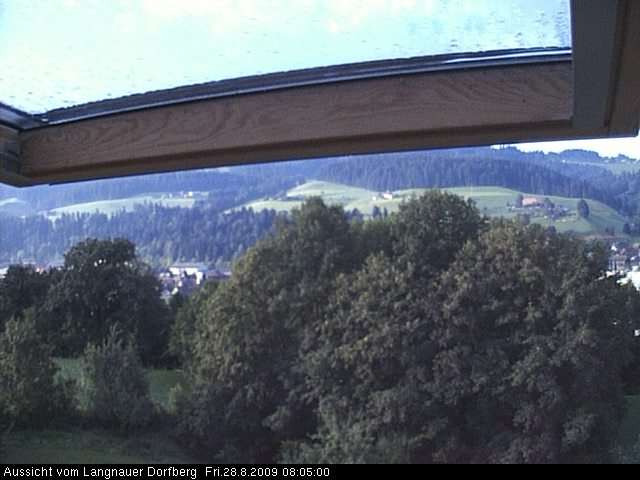 Webcam-Bild: Aussicht vom Dorfberg in Langnau 20090828-080500
