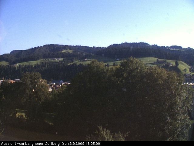 Webcam-Bild: Aussicht vom Dorfberg in Langnau 20090906-180500