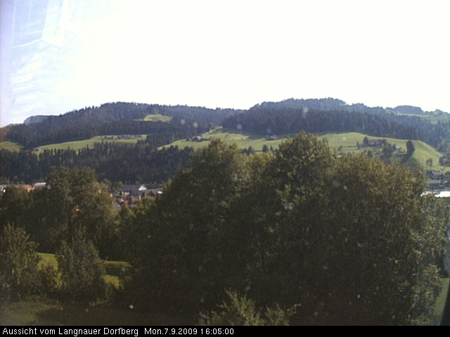 Webcam-Bild: Aussicht vom Dorfberg in Langnau 20090907-160500