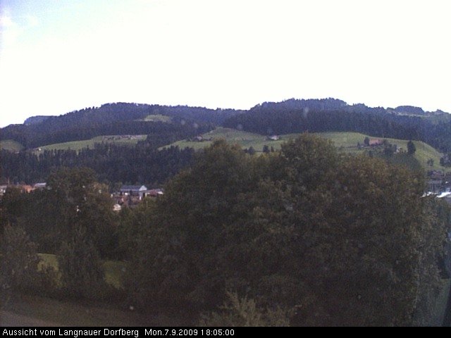 Webcam-Bild: Aussicht vom Dorfberg in Langnau 20090907-180500