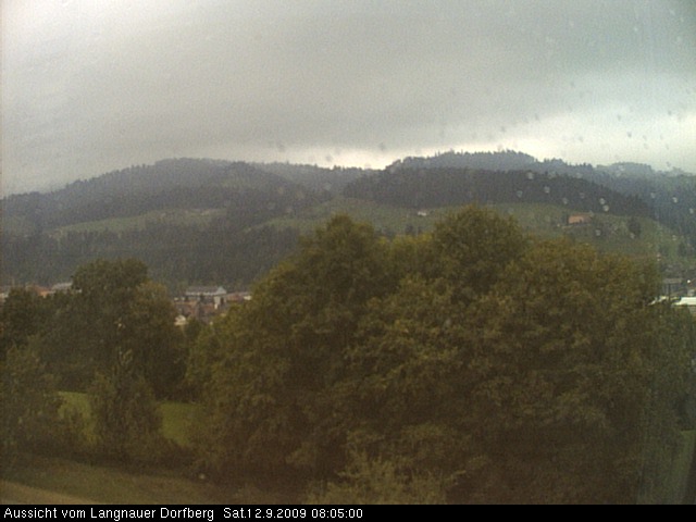 Webcam-Bild: Aussicht vom Dorfberg in Langnau 20090912-080500