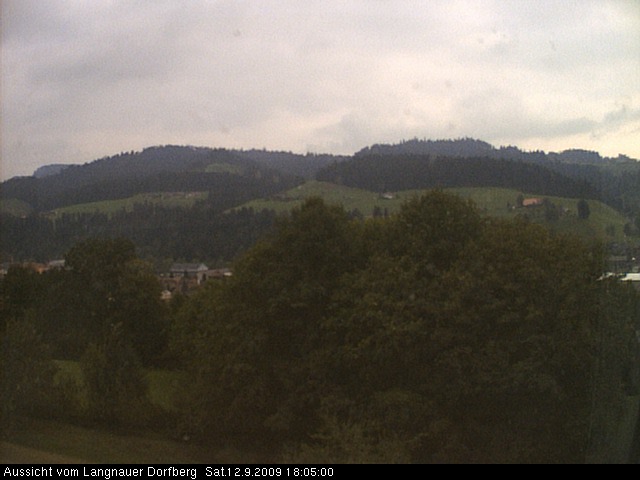 Webcam-Bild: Aussicht vom Dorfberg in Langnau 20090912-180500