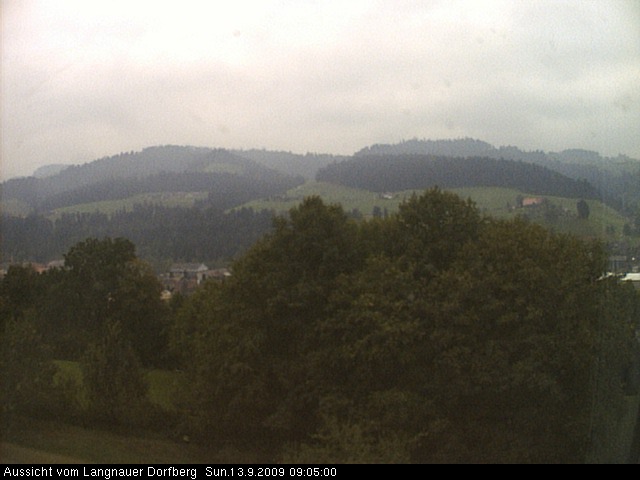 Webcam-Bild: Aussicht vom Dorfberg in Langnau 20090913-090500