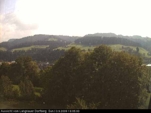 Webcam-Bild: Aussicht vom Dorfberg in Langnau 20090913-160500