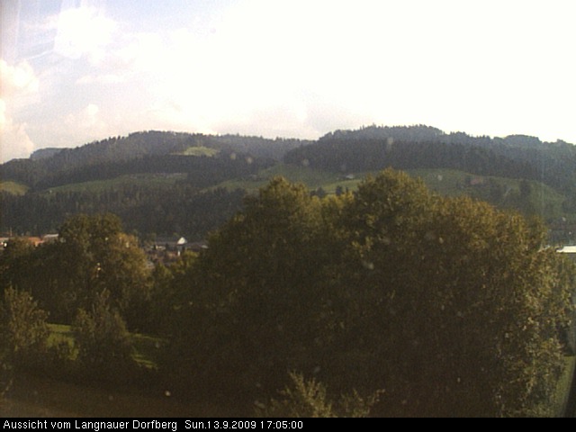 Webcam-Bild: Aussicht vom Dorfberg in Langnau 20090913-170500