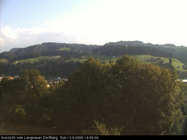 Webcam-Bild: Aussicht vom Dorfberg in Langnau 20090913-180500