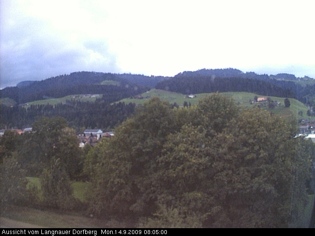 Webcam-Bild: Aussicht vom Dorfberg in Langnau 20090914-080500