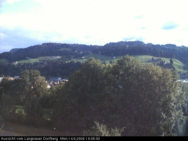 Webcam-Bild: Aussicht vom Dorfberg in Langnau 20090914-180500