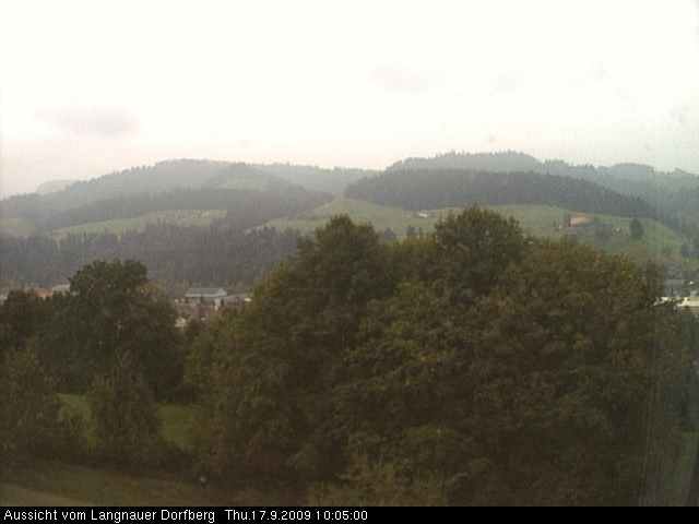 Webcam-Bild: Aussicht vom Dorfberg in Langnau 20090917-100500