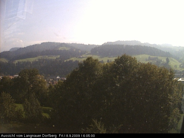 Webcam-Bild: Aussicht vom Dorfberg in Langnau 20090918-160500