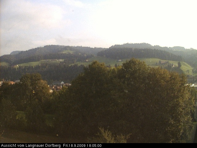 Webcam-Bild: Aussicht vom Dorfberg in Langnau 20090918-180500