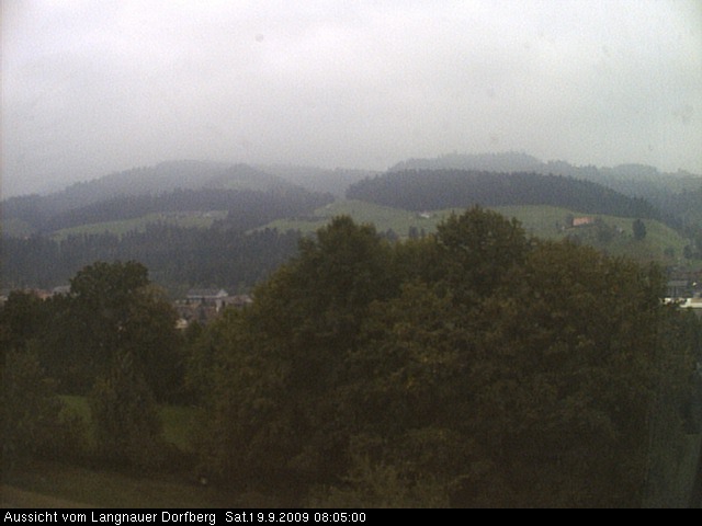 Webcam-Bild: Aussicht vom Dorfberg in Langnau 20090919-080500