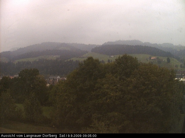 Webcam-Bild: Aussicht vom Dorfberg in Langnau 20090919-090500