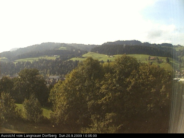 Webcam-Bild: Aussicht vom Dorfberg in Langnau 20090920-100500