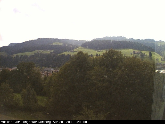 Webcam-Bild: Aussicht vom Dorfberg in Langnau 20090920-140500