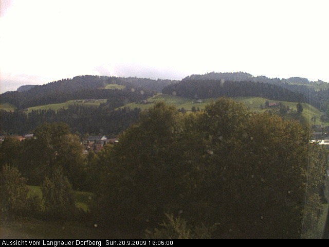 Webcam-Bild: Aussicht vom Dorfberg in Langnau 20090920-160500