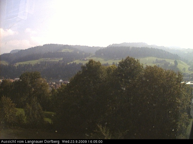 Webcam-Bild: Aussicht vom Dorfberg in Langnau 20090923-160500