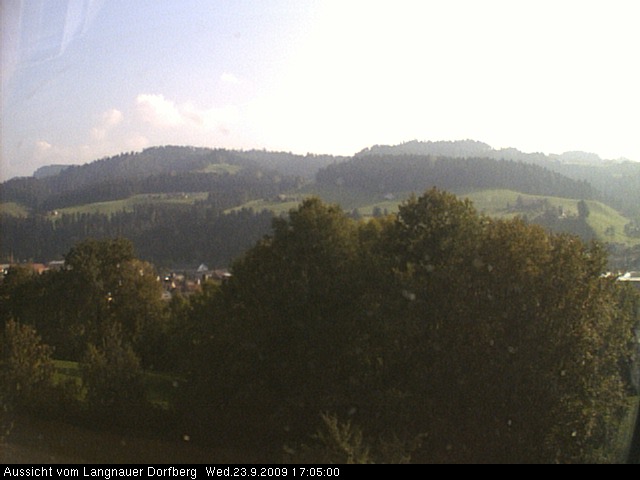 Webcam-Bild: Aussicht vom Dorfberg in Langnau 20090923-170500