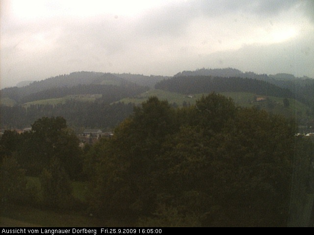 Webcam-Bild: Aussicht vom Dorfberg in Langnau 20090925-160500