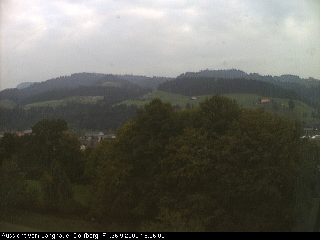 Webcam-Bild: Aussicht vom Dorfberg in Langnau 20090925-180500