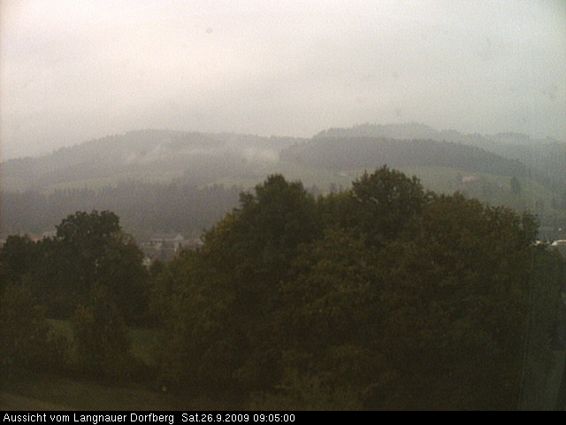 Webcam-Bild: Aussicht vom Dorfberg in Langnau 20090926-090500