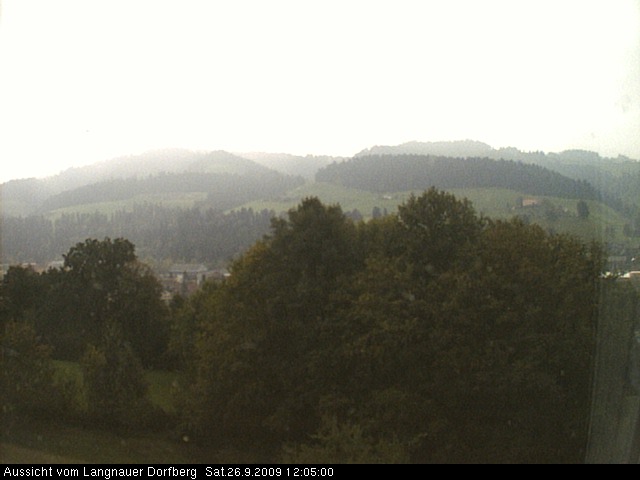 Webcam-Bild: Aussicht vom Dorfberg in Langnau 20090926-120500