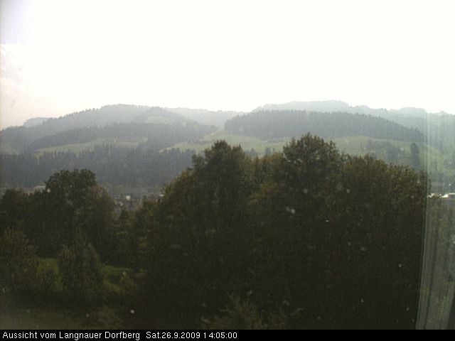 Webcam-Bild: Aussicht vom Dorfberg in Langnau 20090926-140500