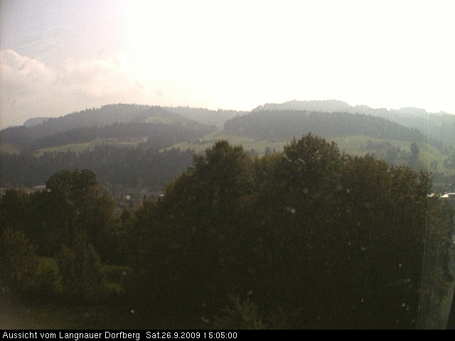 Webcam-Bild: Aussicht vom Dorfberg in Langnau 20090926-150500
