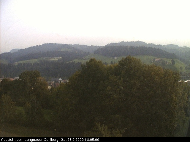 Webcam-Bild: Aussicht vom Dorfberg in Langnau 20090926-180500