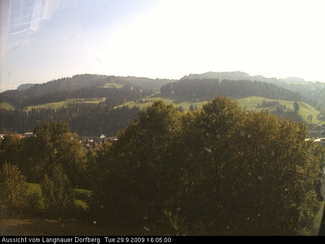 Webcam-Bild: Aussicht vom Dorfberg in Langnau 20090929-160500