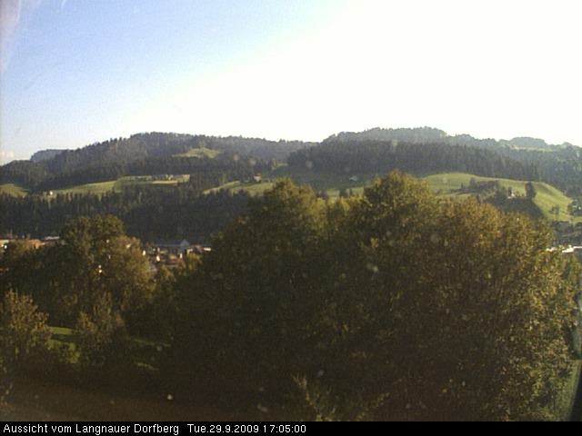 Webcam-Bild: Aussicht vom Dorfberg in Langnau 20090929-170500