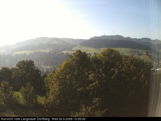 Webcam-Bild: Aussicht vom Dorfberg in Langnau 20090930-100500