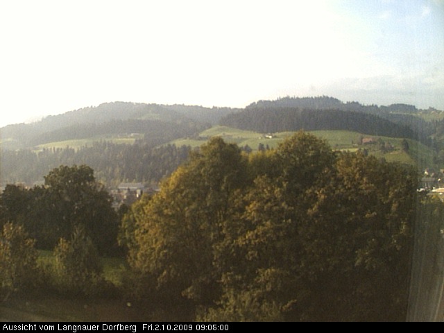 Webcam-Bild: Aussicht vom Dorfberg in Langnau 20091002-090500