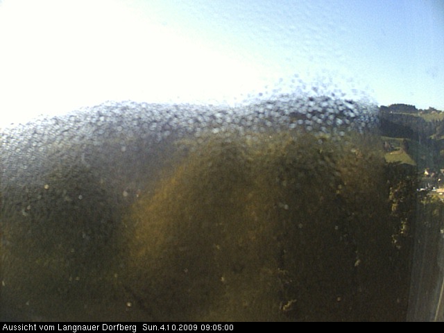 Webcam-Bild: Aussicht vom Dorfberg in Langnau 20091004-090500