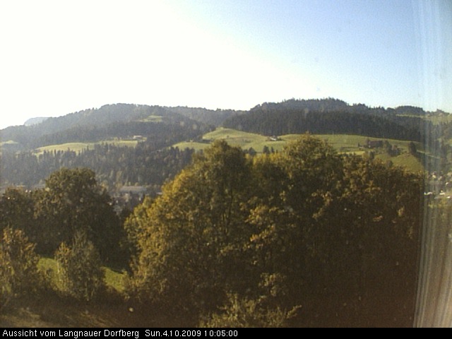 Webcam-Bild: Aussicht vom Dorfberg in Langnau 20091004-100500