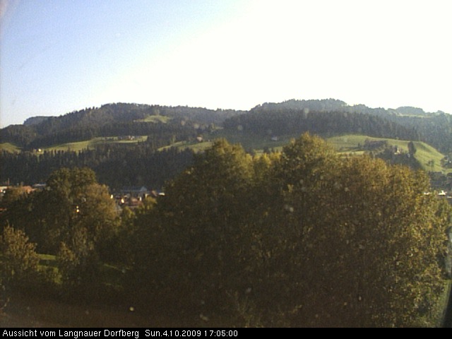 Webcam-Bild: Aussicht vom Dorfberg in Langnau 20091004-170500