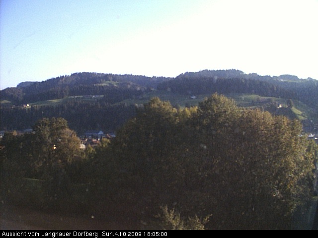 Webcam-Bild: Aussicht vom Dorfberg in Langnau 20091004-180500