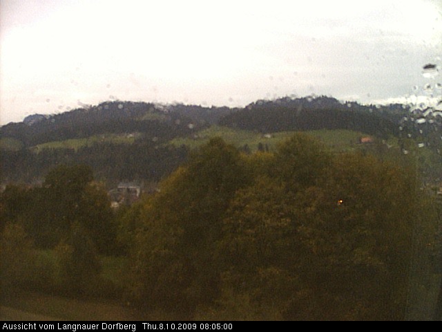 Webcam-Bild: Aussicht vom Dorfberg in Langnau 20091008-080500