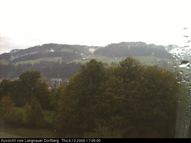 Webcam-Bild: Aussicht vom Dorfberg in Langnau 20091008-170500
