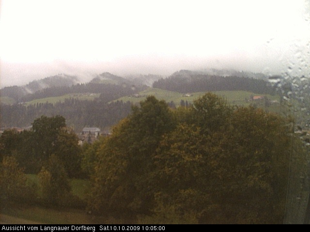 Webcam-Bild: Aussicht vom Dorfberg in Langnau 20091010-100500