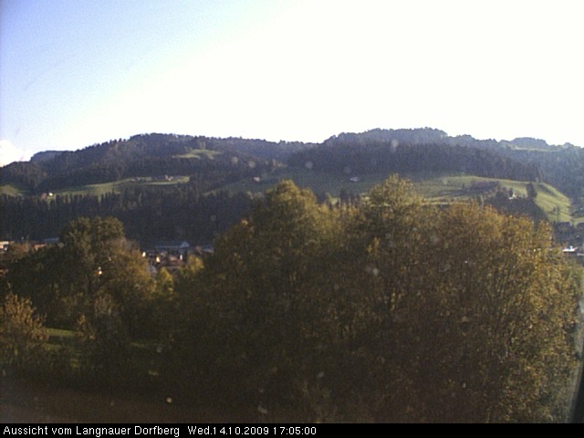 Webcam-Bild: Aussicht vom Dorfberg in Langnau 20091014-170500